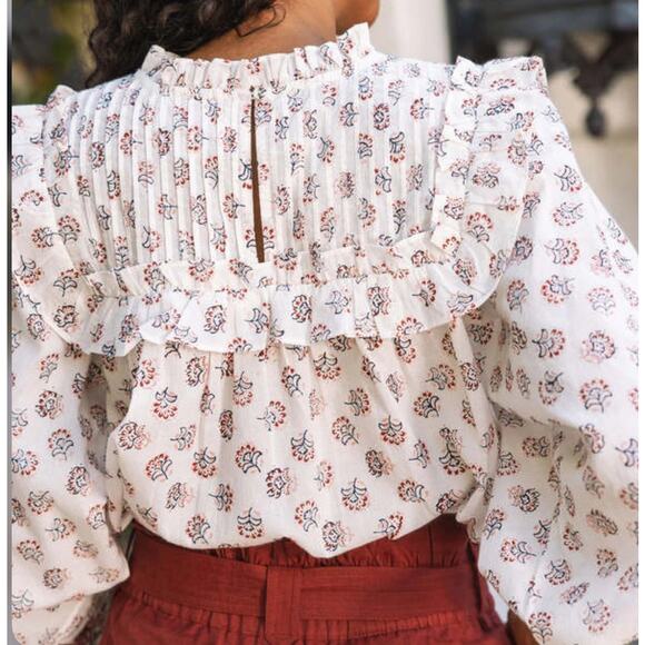 Cleobella Vanna Belize Blossom Blouse Women’s XS - Picture 2 of 10